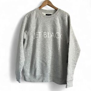NEW Brunette The Label Gray JET BLACK Sweatshirt